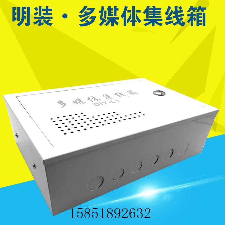 家用多媒体信息箱 集线箱 弱电光纤入户200*300*100 空箱 明装
