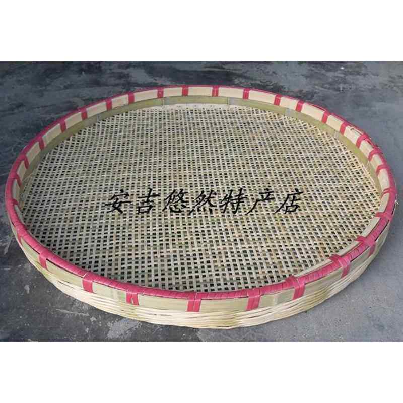 手工竹编竹匾 竹筛子 竹篓簸箕 竹筐 环保竹篮 竹筛 粗孔细孔