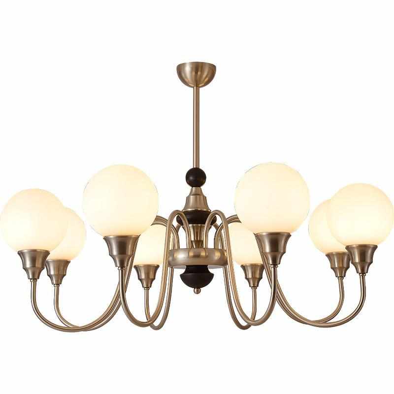 中古吊灯客厅主灯法式复古主卧室房间灯创意简约美式餐厅魔豆灯具