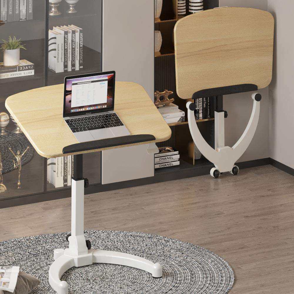 折叠升降书桌可移动站立式工作台演讲办公桌子儿童写字学习电脑桌