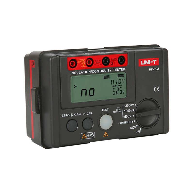 优利德UT501A绝缘电阻测试仪 数字兆欧表  250V/1000V/500v摇表