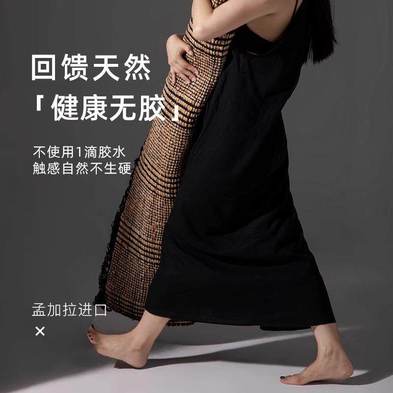 印度黄麻手工无胶客厅地毯卧室平织现代简约日式中古风耐脏地垫