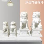 新中式 工艺品家居摆饰办公室书靠书档房狮子树脂工艺品摆件