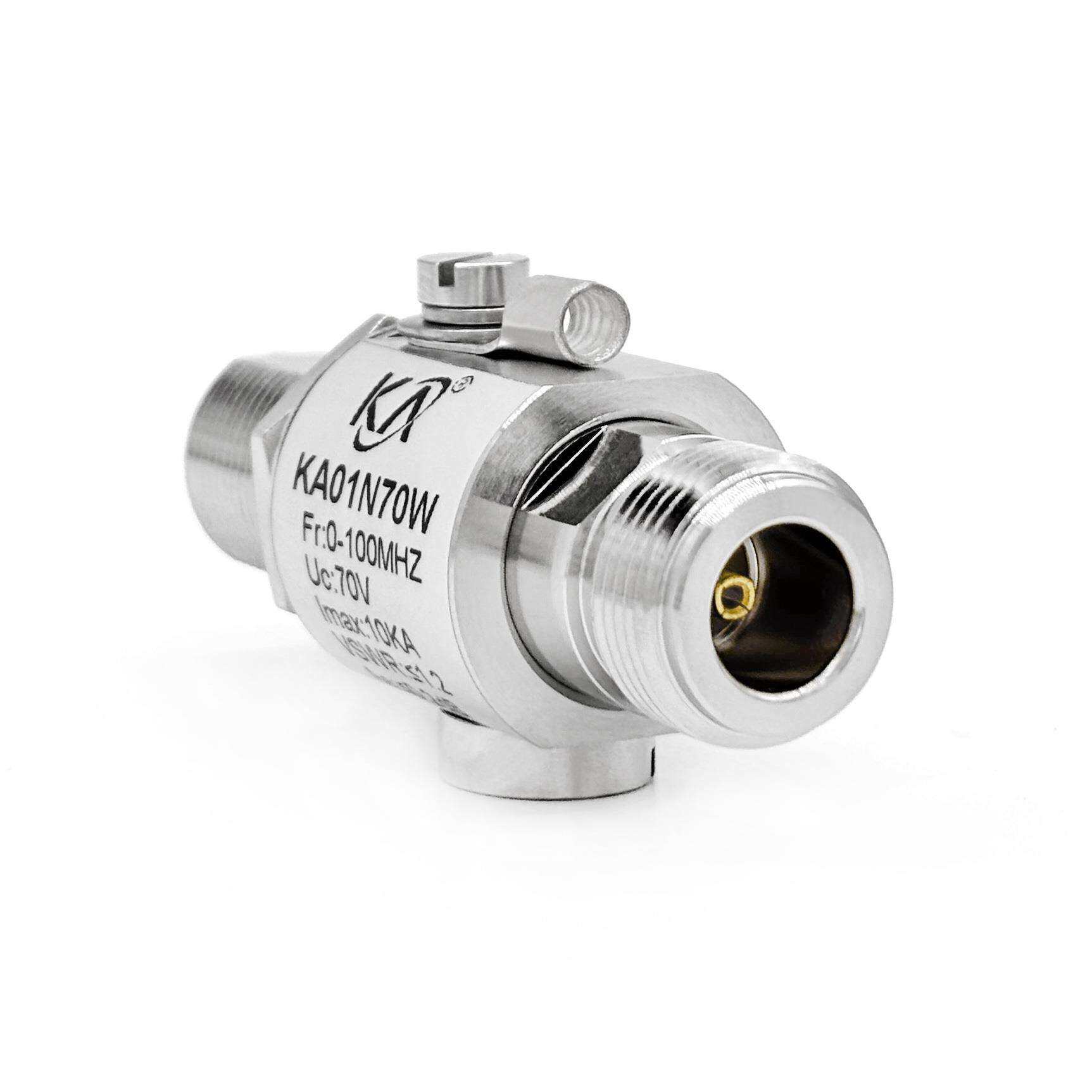 KA01N70W天馈避雷器N双母N-KK射频同轴线防雷器2KW大功率DC100MHz