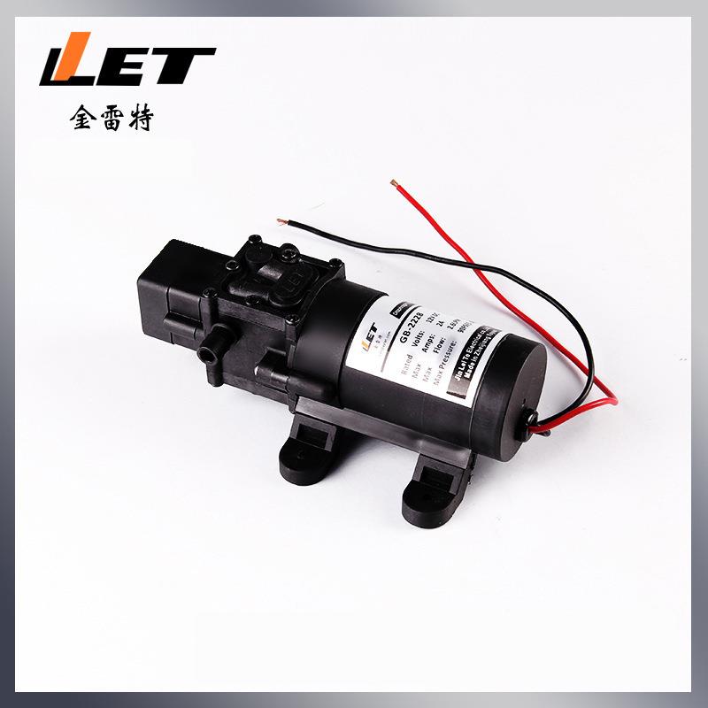 新款直销GB-2228 农用高压隔膜泵 洗车器水泵 12V 24V 电动打压泵