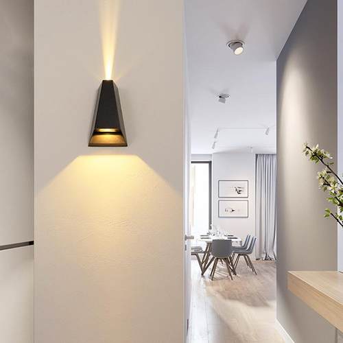 5W*2楼双头le壁BD1217/B灯现代简约别墅室梯内室外防水d走廊过道