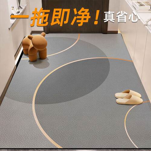 pvc入户门地垫可擦免洗进门耐脏防滑脚垫家用玄关可裁剪门口地毯