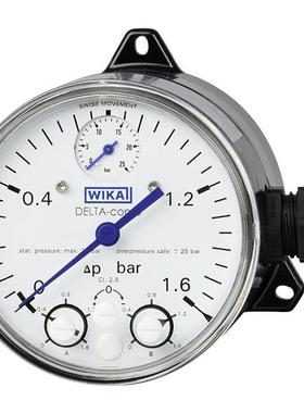 德国WIKA差压表DPGS40带微动开关0...25bar