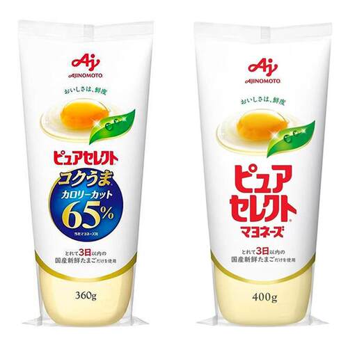 日本味之素蛋黄酱沙拉酱美乃滋千岛水果蔬菜三明治减少65%卡路里