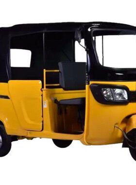 出口款电动三轮车 三排座嘟嘟车 带蓬带雨棚电动观光车 tuk-tuk