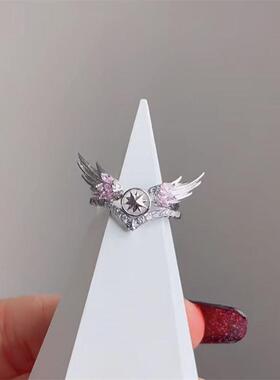 魔卡少女樱百变小樱天使翅膀戒指动漫二次元叠戴 指环闺蜜款礼物