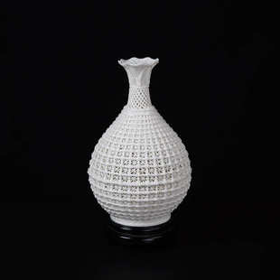 陶瓷花瓶 花瓶 家居摆件 陶瓷工艺品 德化白瓷器 玉壶春