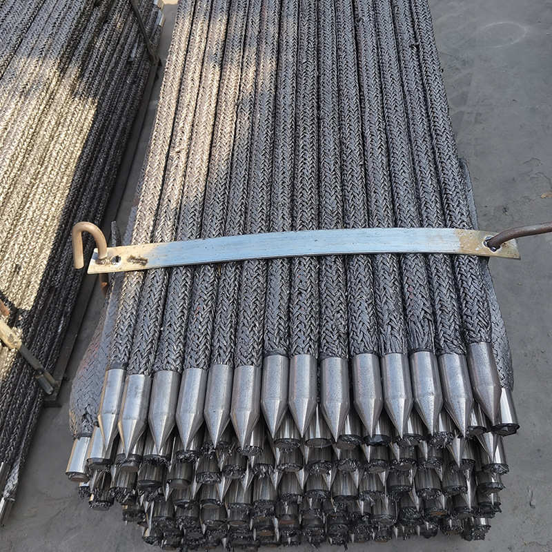 快装式石墨接地极石墨垂直接地极柔性石墨接地线防雷石墨基接地极