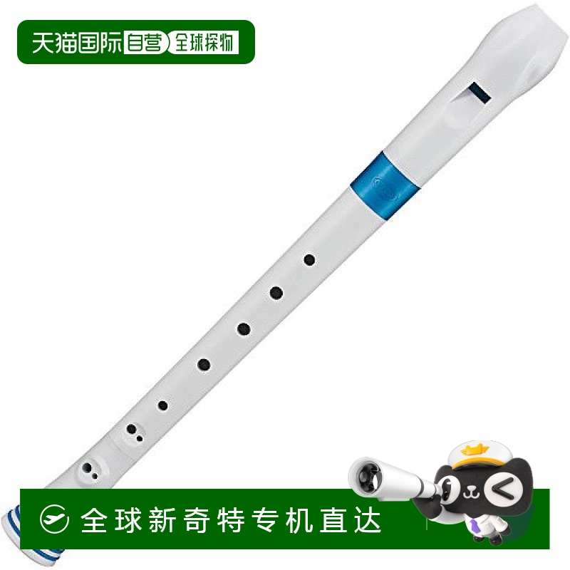 【日本直邮】nuvo西洋吹奏乐器努沃德式竖笛白色蓝色做工精致