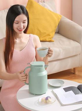 玻璃红胆家用保温瓶一壶暖开水壶宿73533舍宝宝水热水瓶72小时厂