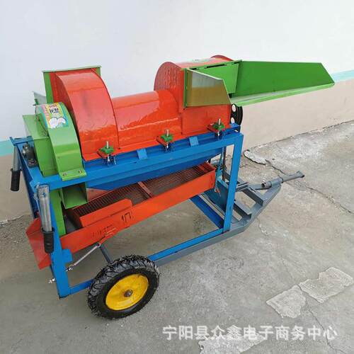 小型家用玉米脱粒机一机多用电动打谷机水稻脱粒机现货供应