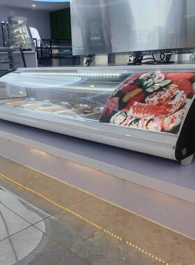 寿司柜藏展示柜商刺身三文用鱼冷藏熟食VMQ保柜台式鲜冷冷柜