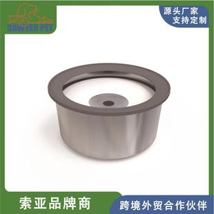 宠物不锈钢漂浮水碗 不湿嘴悬浮饮水器 大容量猫狗防溅饮水器