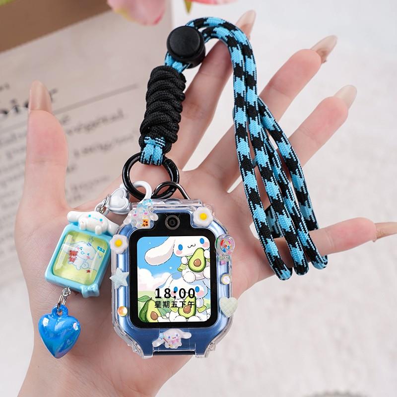 适用华为KTY-L10儿童手表3S挂脖绳5x/5pro/4X卡通5表链保护套外壳