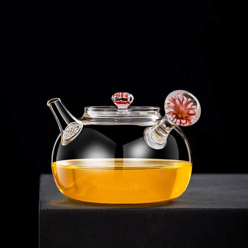 养生壶蒸煮一体耐热玻璃蒸茶壶提梁烧水壶煮茶器日式电陶炉家用壶