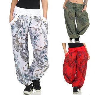 Long pocket belt wide leg pants Haren pants