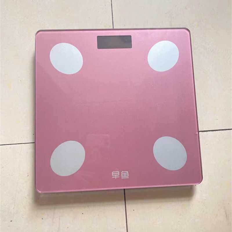 早鱼家用小型电子秤体重计精准充电体重计家庭体脂秤高精度称重计图片