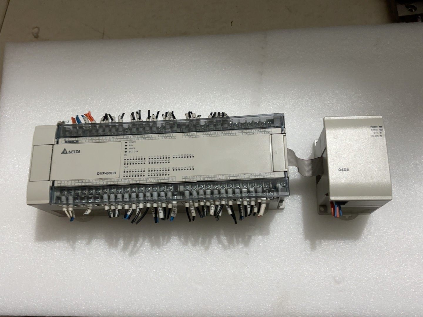 台达PLC、DVP80EH00T3，单价450元，扩展DVP