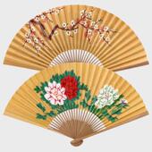 扇子折扇女中式 汉服跳蹈扇 古典戏曲贵妃醉酒牡丹花舞台表演扇古装