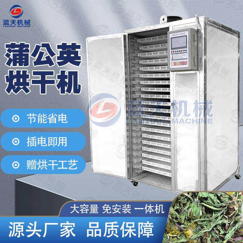 小型蒲公英烘干机 商用婆婆丁黄花地丁烘干箱 蒲公草除湿烘干设备