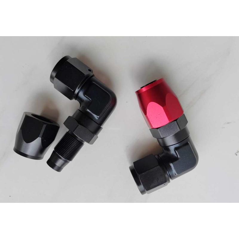 AN4AN6AN8AN10汽车改装锻造机油散热器油冷汽油管铝合金防漏接头