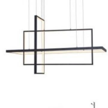 吊灯LED 时尚餐厅灯个性几何饭厅灯创意卧室客厅灯具灯饰新款吊灯