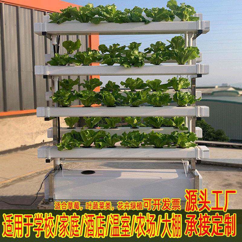 NFT无土栽培种植架 双面垂直水培设备 阳台水耕种菜机