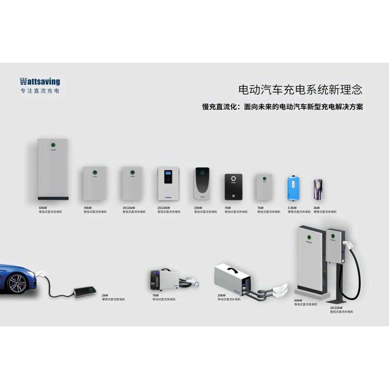 7kw/20kw/30kw便携式移动壁挂直流快充电桩/机/器新能源电动汽车