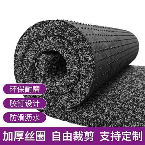 特厚地垫汽车脚垫PCV钉底丝圈地垫进门入户家用防滑耐磨脚垫地垫