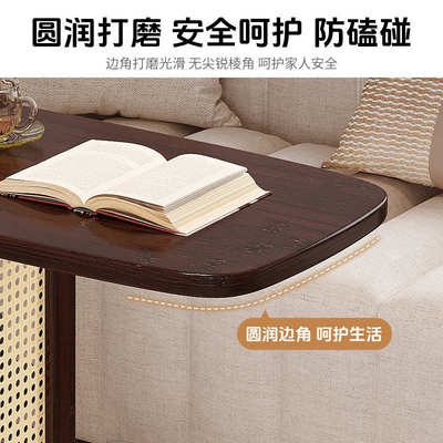 可移动茶几茶桌小茶台带轮小户型客厅小桌子沙发边几桌轻奢高级感