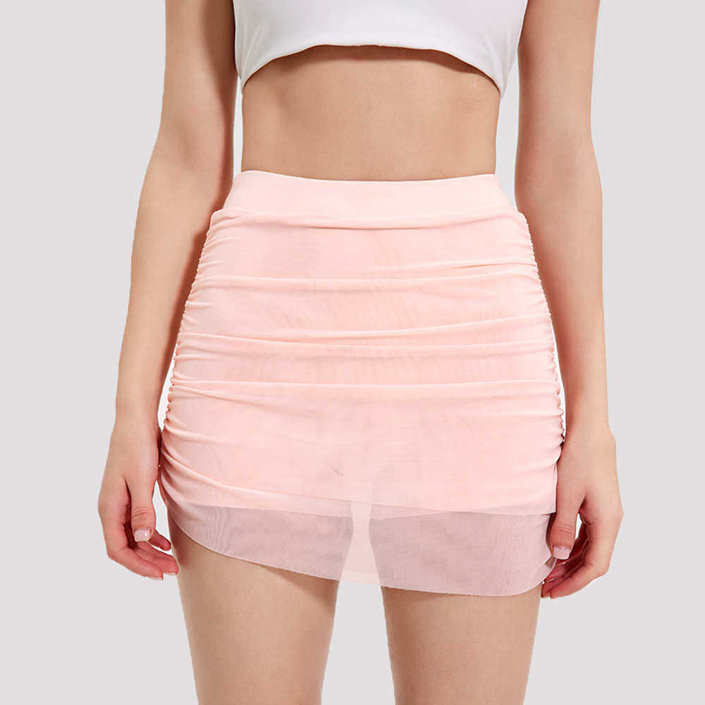 夏季新款瑜伽运动短裙显瘦运动训练短裙假两件防走光半身网纱裙裤,运动/瑜伽/健身/球迷用品,瑜伽中/短裤,淘宝优惠券,粉丝福利购,淘宝优惠卷