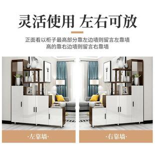 置物架边隔断屏风583柜年关展示架木质博古博古玄架02柜餐新款22