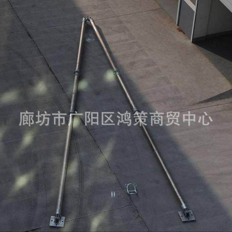 铝合金立杆器电力施工铝合金管式杆塔铝合金人字抱杆两用立杆机