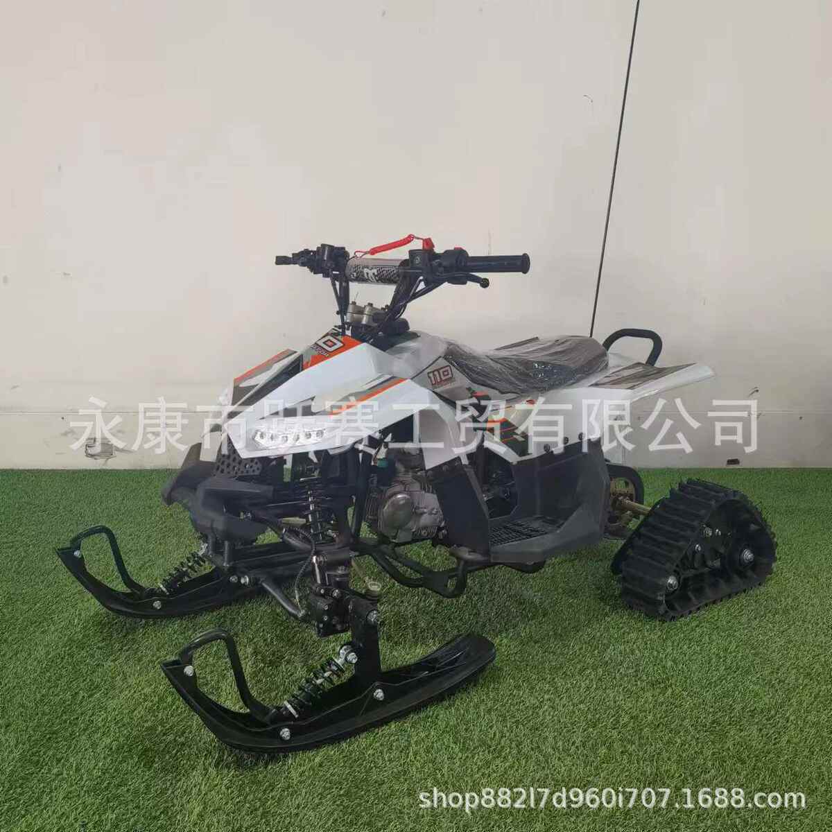 厂家批发沙滩车四轮越野雪地摩托车电动履带雪橇全地形车山地atv