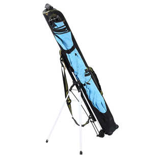 名企双层黑金渔竿包带支架杆包手提可背鱼竿收纳包带侧兜双层竿包