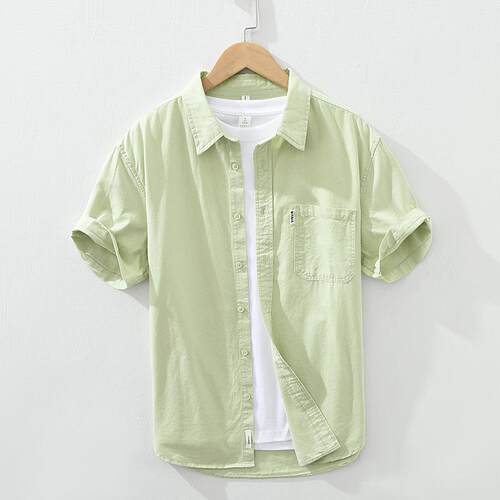 Men's short sleeved shirt, half sleeved shirt, men's