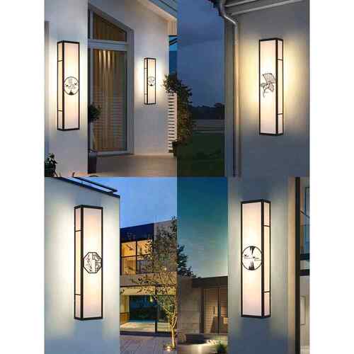 户外壁灯户外新别墅花园背景室外角落走廊覆古中式高端防水庭院灯