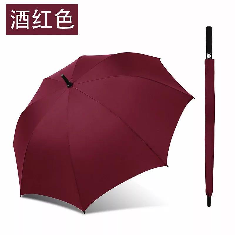 高档气广告礼伞品雨伞定制可印log伞o刷字长柄商务订制图案高端大