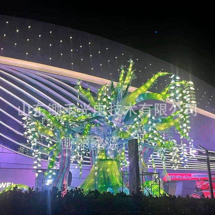 商业街夜景大型花灯 路引亮化彩灯 节日户外艺术灯布置