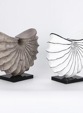 新中式售抽象艺术摆件板YL-TY-10房楼样处视柜玄关摆设几何树脂软