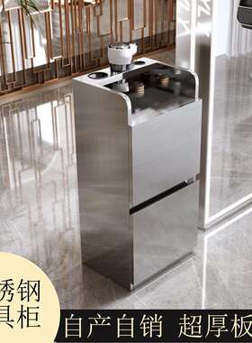 网红新美发店染发理柜不00锈钢储物免安款装理发店柜发美发车工具