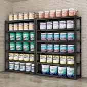 仓库仓储货架通物落地铁架子储立柱超市阳台架家用多层置展示架物