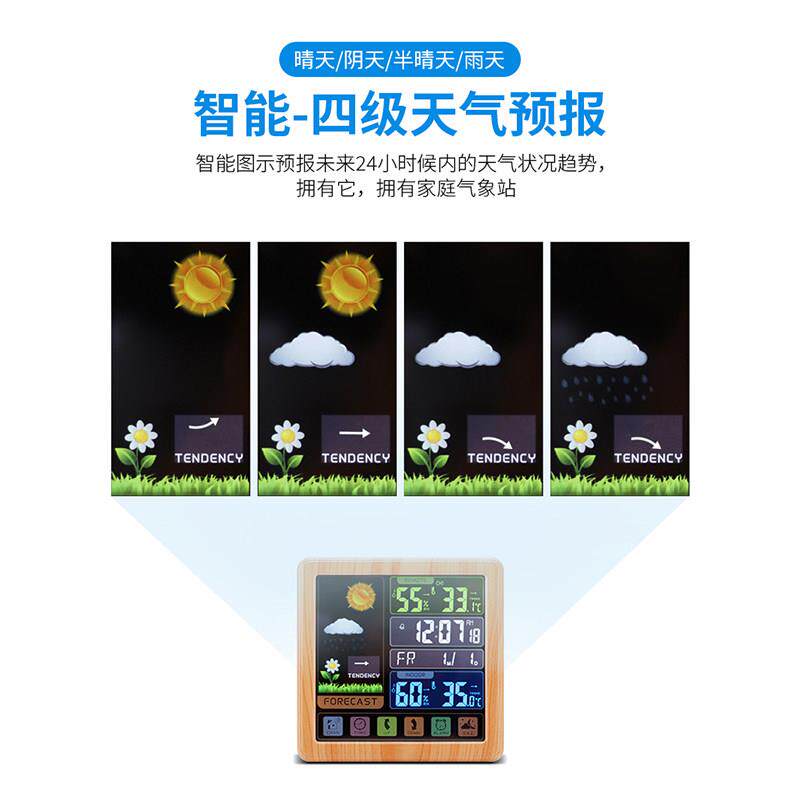 家用温湿度计室内外干湿度器婴儿房卧室专用壁挂式精准电子温度计