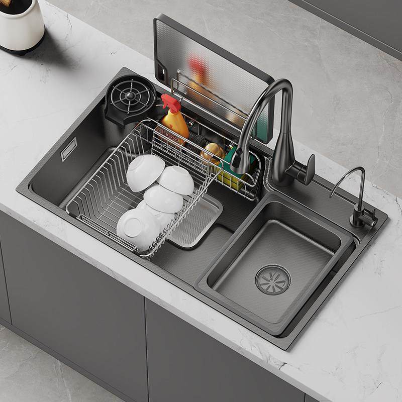 JOMOW加厚SUS304不锈钢集渣水槽日式大单水槽家用厨房洗菜盆洗碗,家装主材,水槽套餐,淘宝优惠券,粉丝福利购,淘宝优惠卷