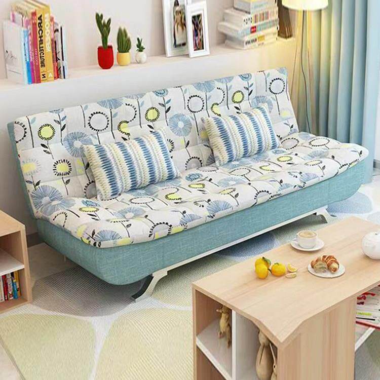 多功能可折叠沙发床小户型双人坐卧两用布艺客厅出租房懒人小沙发